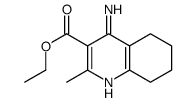 2-Methyl-4-amino-5,6,7,8-Tetrahydro-quinolin-3-carboxylic acid ethyl ester结构式