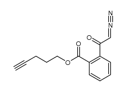 2-Diazoacetylbenzoesaeurepent-4-inylester Structure