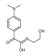 2-[4-(dimethylamino)phenyl]-N-(2-hydroxyethyl)-2-oxoacetamide结构式