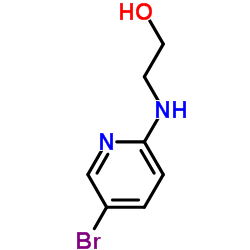 2-[(5-bromo-2-pyridyl)amino]ethanol Structure