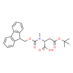 (R)-2-((((9H-芴-9-基)甲氧基)羰基)(甲基)氨基)-4-(叔丁氧基)-4-氧代丁酸图片