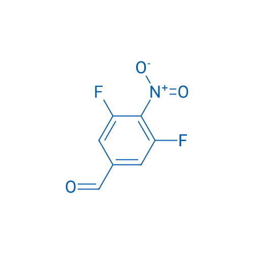 3,5-Difluoro-4-nitrobenzaldehyde Structure