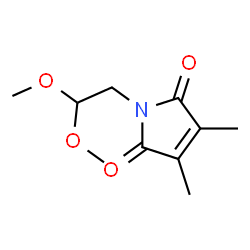 1H-Pyrrole-2,5-dione, 1-(2,2-dimethoxyethyl)-3,4-dimethyl- (9CI) Structure