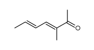 3-methyl-hepta-3,5-dien-2-one结构式