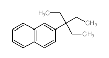 2-(3-ethylpentan-3-yl)naphthalene Structure