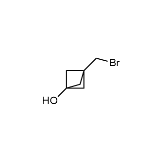 3-(Bromomethyl)bicyclo[1.1.1]pentan-1-ol structure