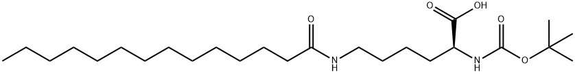 Nα-叔丁氧羰基-Nε-十四酰-L-赖氨酸图片