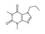 1,3-dimethyl-7-propylpurine-2,6-dione结构式