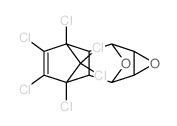 2,7-Epoxy-3,6-methanonaphth[2,3-b]oxirene,3,4,5,6,9,9-hexachloro-1a,2,2a,3,6,6a,7,7a-octahydro- (9CI) Structure