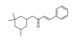 opt.-inakt. 4-Phenyl-1-(3,3,5-trimethyl-cyclohexyl)-but-3ξ-en-2-on结构式