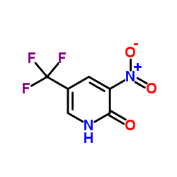 3-Nitro-5-(trifluoromethyl)-2-pyridinol Structure