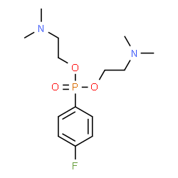 p-Fluorophenylphosphonic acid bis[2-(dimethylamino)ethyl] ester picture