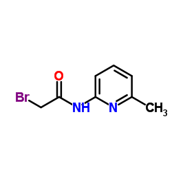 2-Bromo-N-(6-methyl-2-pyridinyl)acetamide结构式