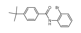 N-(2-bromophenyl)-4-(1,1-dimethylethyl)-benzamide结构式