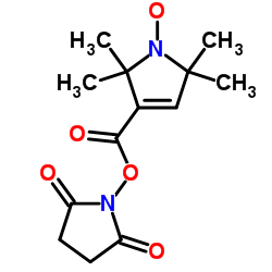 2,2,5,5-tetramethyl-3-pyrrolin-1-oxyl-3-carboxylic acid n-hydroxysuccinimide ester Structure