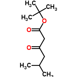 2-Methyl-2-propanyl 5-methyl-3-oxohexanoate Structure