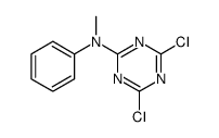 4,6-dichloro-N-methyl-N-phenyl-1,3,5-triazin-2-amine结构式