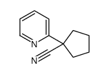 1-(2-吡啶)-环戊烷甲腈结构式