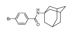 N-(ADAMANTAN-1-YL)-4-BROMOBENZAMIDE Structure