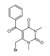 5-benzoyl-6-(bromomethyl)-1,3-dimethylpyrimidine-2,4(1H,3H)-dione Structure