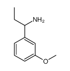 1-(3-methoxyphenyl)propan-1-amine结构式