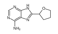 8-(oxolan-2-yl)-7H-purin-6-amine Structure