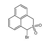 1-bromo-1H,3H-naphtho[1,8-cd]thiopyran 2,2-dioxide结构式