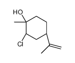 (1R,2R,4R)-2-chloro-1-methyl-4-prop-1-en-2-ylcyclohexan-1-ol Structure