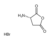 (S)-3-aminodihydrofuran-2,5-dione hydrobromide结构式