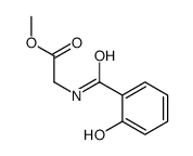 N-(2-Hydroxybenzoyl)glycine methyl ester Structure