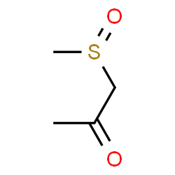 2-Propanone, 1-(methylsulfinyl)-, (-)- (9CI) Structure