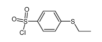 4-ethylthiobenzenesulfonyl chloride Structure