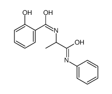 N-(1-anilino-1-oxopropan-2-yl)-2-hydroxybenzamide结构式