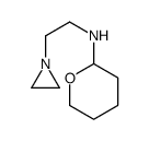 N-[2-(aziridin-1-yl)ethyl]oxan-2-amine结构式