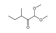 2-Pentanone, 1,1-dimethoxy-3-methyl-结构式