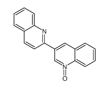 1-oxido-3-quinolin-2-ylquinolin-1-ium结构式