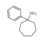 Cycloheptanamine, 1-phenyl- structure