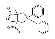 3,4-dimethyl-3,4-dinitro-1,1-diphenylsilolane Structure