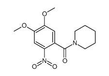 (4,5-dimethoxy-2-nitrophenyl)-piperidin-1-ylmethanone Structure