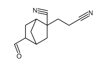 2-(2-cyanoethyl)-5-formylbicyclo[2.2.1]heptane-2-carbonitrile Structure