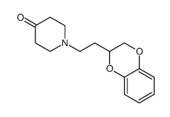 1-[2-(2,3-dihydro-1,4-benzodioxin-3-yl)ethyl]piperidin-4-one Structure