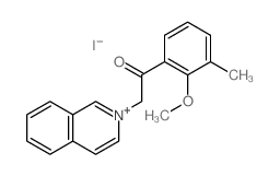 2-isoquinolin-2-yl-1-(2-methoxy-3-methyl-phenyl)ethanone structure