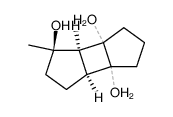 (1R,3aS,6bS)-1-methylhexahydrocyclobuta[1,2:3,4]di[5]annulene-1,3b,6a(1H,4H)-triol结构式