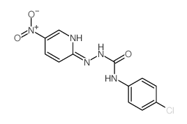 3-(4-chlorophenyl)-1-[(5-nitropyridin-2-yl)amino]urea结构式