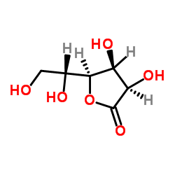 D-(-)-Gulonic acid gamma-lactone Structure