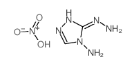 dihydroxy-oxo-azanium; 3-hydrazinyl-1,2,4-triazol-4-amine structure