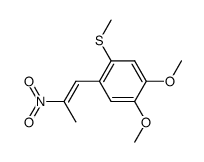 1-(4,5-Dimethoxy-2-methylthiophenyl)-2-nitropropen Structure