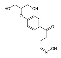 3-[p-(4-Hydroxyiminobutyryl)phenoxy]-1,2-propanediol structure