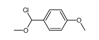 1-(chloro-methoxy-methyl)-4-methoxy-benzene结构式