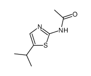 N-(5-isopropyl-thiazol-2-yl)-acetamide结构式